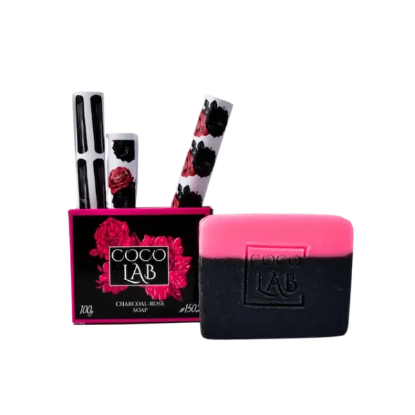 Charcoal Rose Soap